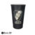 Vaso Decorado x 1.00 litro Negro con frases o futbol Aluminio Codigo 48590 - Bazar 380