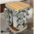 Especiero x 12 Cuadrado Giratorio Acero Inoxidable y madera Codigo 51433 - comprar online