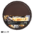 Molde para Tarta Fija Antiadherente 24 x 3 cm Chocolate o Gold Para Horno Codigo 22909