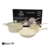 Imagen de Batería de Cocina x 5 píezas Cerámica Beige Apta Inducción Codigo 12459