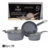 Batería de Cocina x 5 píezas Cerámica Gris Apta Inducción Codigo 12460 en internet