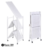 Estante Rack Plegable con 3 Niveles Color Negro o Blanco Codigo 30165
