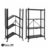 Estante Rack Plegable Con 4 Niveles Color Negro o Blanco Codigo 30166 - Bazar 380