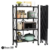 Estante Rack Plegable Con 4 Niveles Color Negro o Blanco Codigo 30166