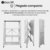 Estante Rack Plegable Con 4 Niveles Color Negro o Blanco Codigo 30166 - comprar online