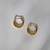 Argola Semi Joia Banho de Ouro 18k - MYVERSE