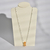 Colar Prata Minimalista Citrino - MYVERSE