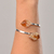 Bracelete Prata Citrino Bruto na internet