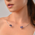 Choker Prata Drusa De Ametista - comprar online