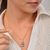 Colar Corrente Dourada Cartier Pingente Quartzo Azul