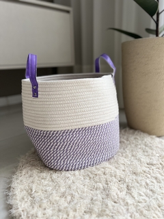 Cesto de tela Combinado 32x28cm - comprar online