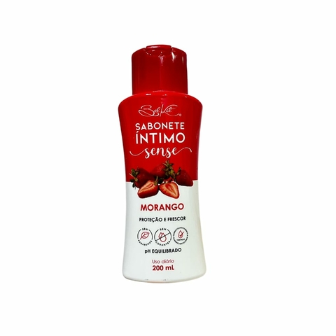 SABONETE INTIMO SENSE MORANGO 200ML BELKIT