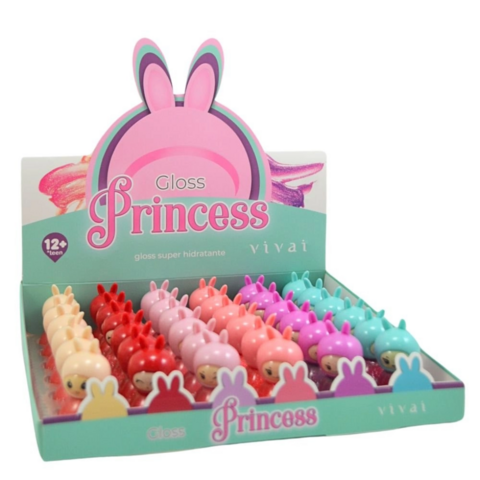 Box 36u Lip Gloss Hidratante 06 Cores – My Little Princess