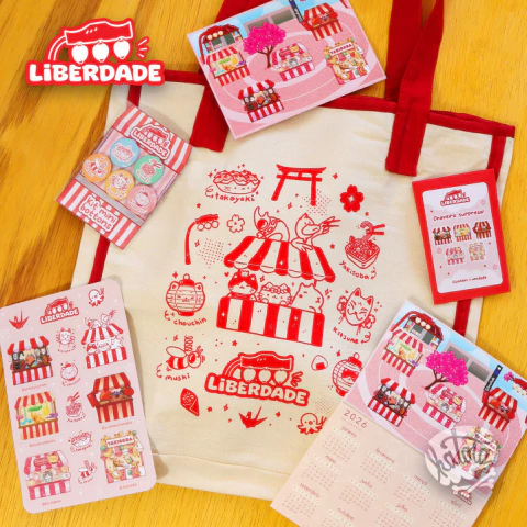 Kit Liberdade - Collab Especial Meikatani Studio, Pri Mizuh, Mushi Indeciso, Yumi Muranaka e katota