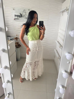 Saia Claudia Crochê