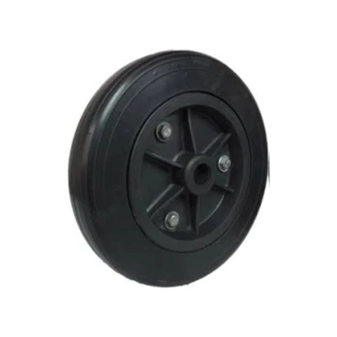 RODA PP BIPARTIDO 8" FURO PASSANTE 7/8" PNEU MACIÇO