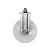 Rodízio Fixo Espiga Inox Nylon 5 Polegadas Até 170kg FLE 512 NTE - SCHIOPPA