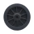 RODA BORRACHA MACIÇA BIN 8" FURO PASSANTE 7/8" LINHA AMBIENTAL