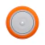 Rodízio Industrial 5 polegadas Com Rolamento e Calota R 512 UPE 150kg - Schioppa