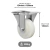 Rodízio Fixo Nylon 4" POLEGADAS Inox 200kg FL 414 NTN INOX- Schioppa na internet