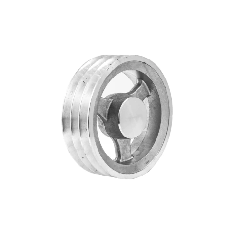 POLIA DE ALUMINIO 3 CANAIS A DE 6" POLEGADAS