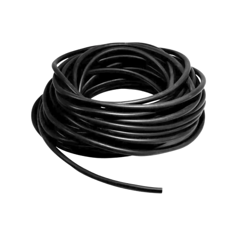 CORDÃO DE BORRACHA VITON PRETO TIPO CORDÃO 7 MM 70 +/- 5 SHORE A