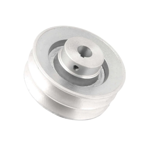 POLIA DE ALUMINIO 2 CANAIS B DE 75MM