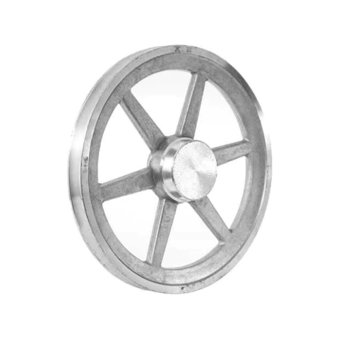 POLIA DE ALUMINIO 1 CANAL B DE 10" POLEGADAS