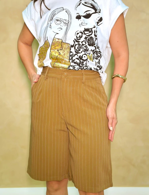 Bermuda de listras Juliana - comprar online