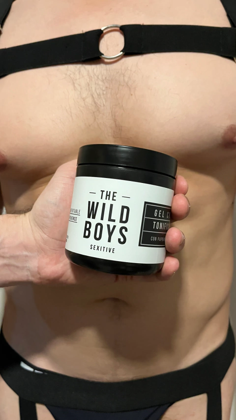 Lubricante gel crema Tonificante "Wild Boys" con Paprika y Mentol - comprar online