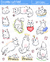 Cartela de Adesivos Casquinha: o Gato Bola | Holográfica | À prova d'água - Lúcia Lemos | Produtos Geek e Kawaii | Livros de Fantasia