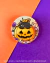 Botton holográfico Halloween dos Gatinhos