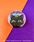 Botton holográfico Gato preto: sorte o ano inteiro!