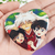 Bottom holográfico de coração Família Inuyasha na internet