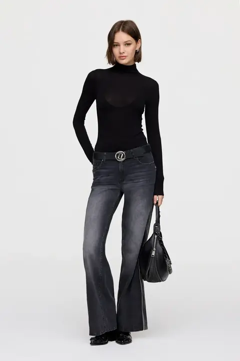 PANTALÓN PRAGA ZIPPER INTENSE BLACK (TTI26DP520)