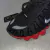 shox tl retro - preto e vermelho - Loja Outlet Zo 