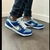 tenis dunk - branco e azul escuro