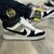 tenis dunk - branco cinza e preto