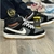 tenis dunk - preto e cinza