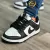 tenis dunk - preto e branco - comprar online