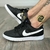 Dunk Casual Preto Swoosh Branco Novidade