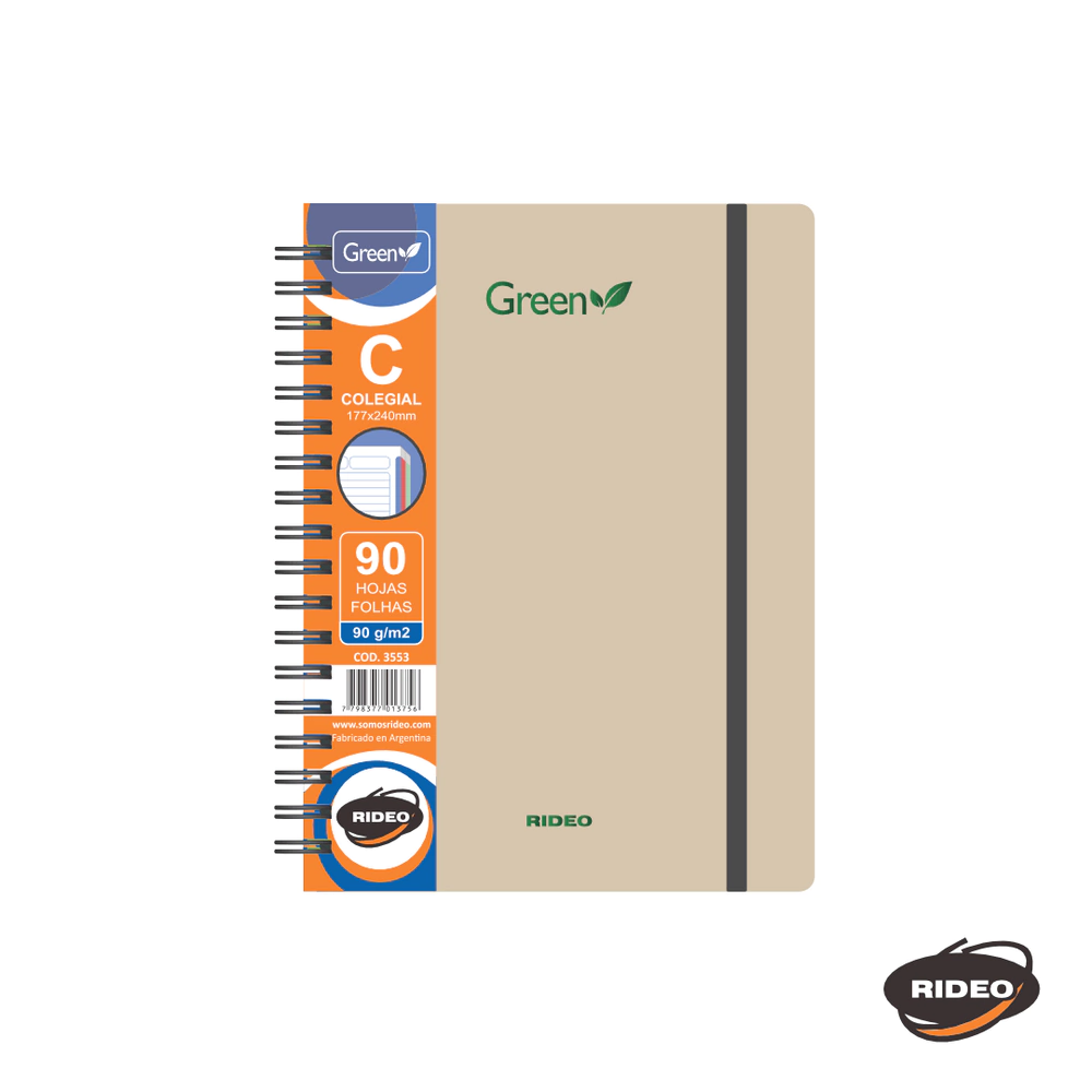 CUADERNO C/CARPETA Y 3 SOLAPAS COLEGIAL