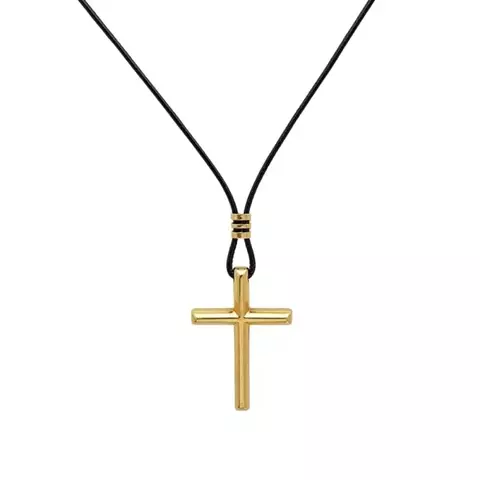 Colar Masculino Crucifixo Golden