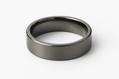 Você Ganhou Anel de Aço Prateado