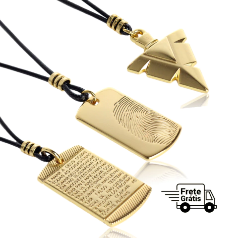 Combo de Colares Tranquility Golden