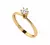 Anel Solitário Ouro 18K Gold Love