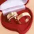 Kit Alianças Casamento Ouro e Prata + Anel Noivado