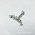 Piercing Californiano Labret em Aço PVD Five