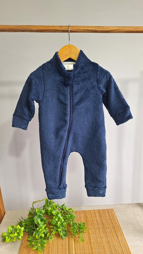 Macacão Bebê Marinho Lua
