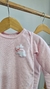 Body Calça Bebê Atoalhado Rosa Coelho na internet